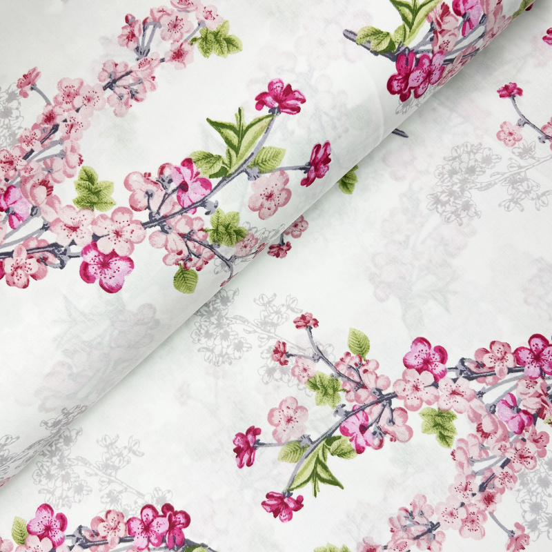 Ervi Bavlněné povlečení oboustranné - Pohádková louka fialová