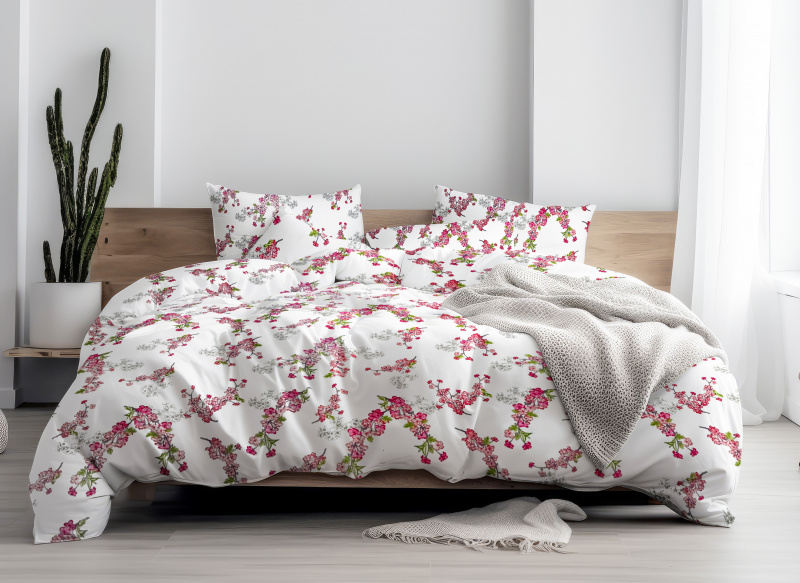 Ervi Bavlněné povlečení - Okouzlující kvítky