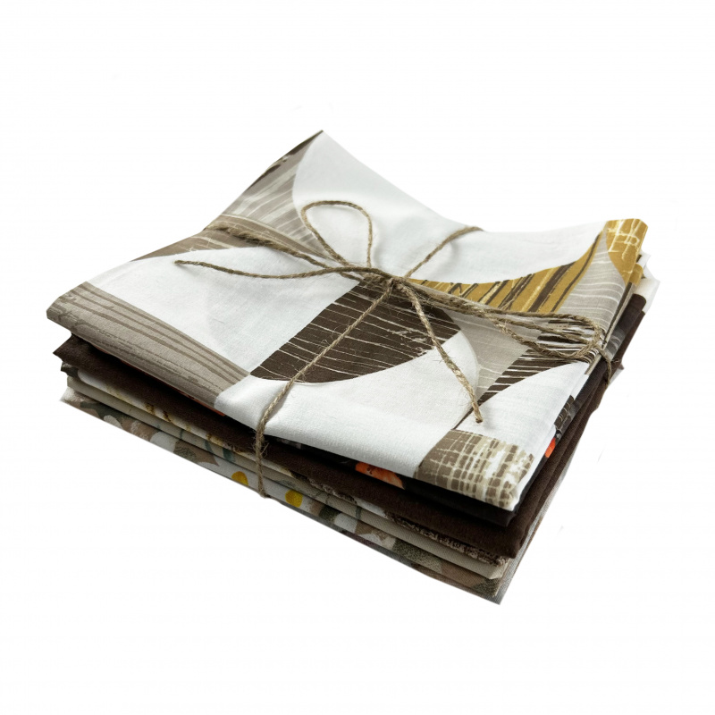 Zbytková metráž látek bavlna - mix vzorů a barev 0,5 kg