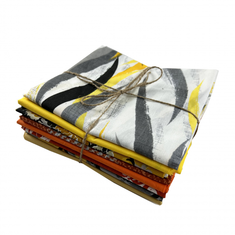 Zbytková metráž látek bavlna - mix vzorů a barev 0,5 kg