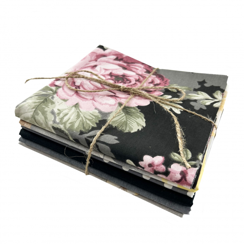 Zbytková metráž látek bavlna - mix vzorů a barev 0,5 kg