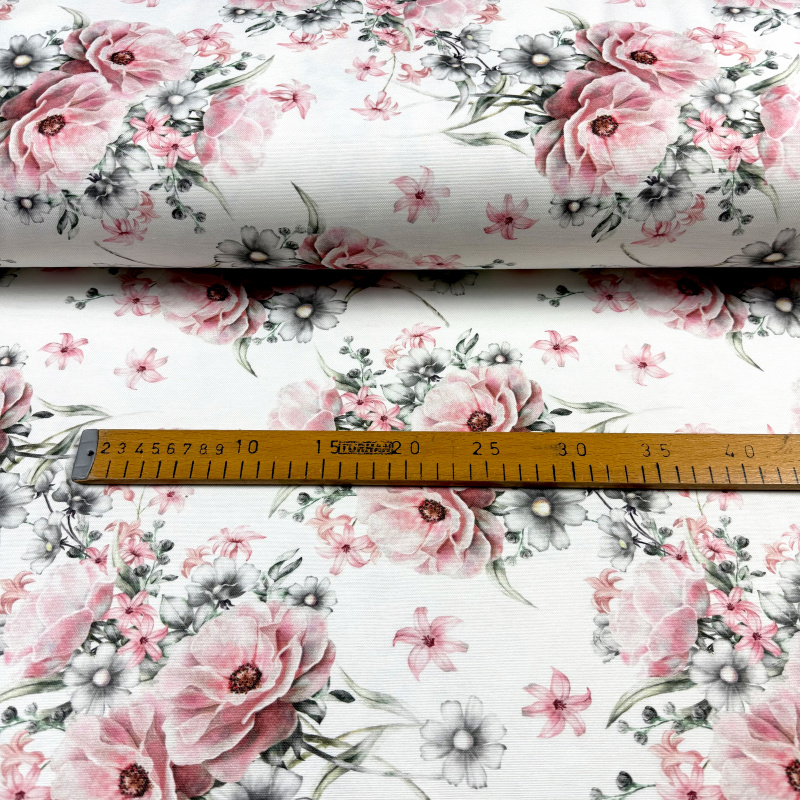 Ervi Teflonový běhoun na stůl Royal Lux - Růžová nostalgie