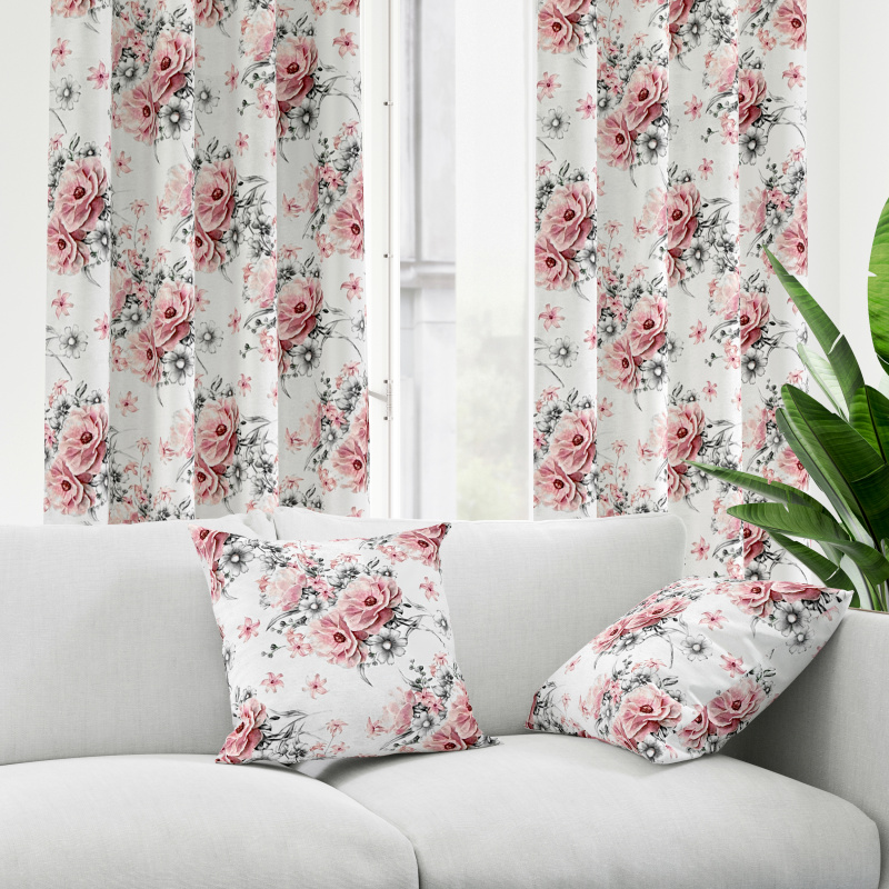 Ervi dekorační závěs Royal Lux - Růžová nostalgie