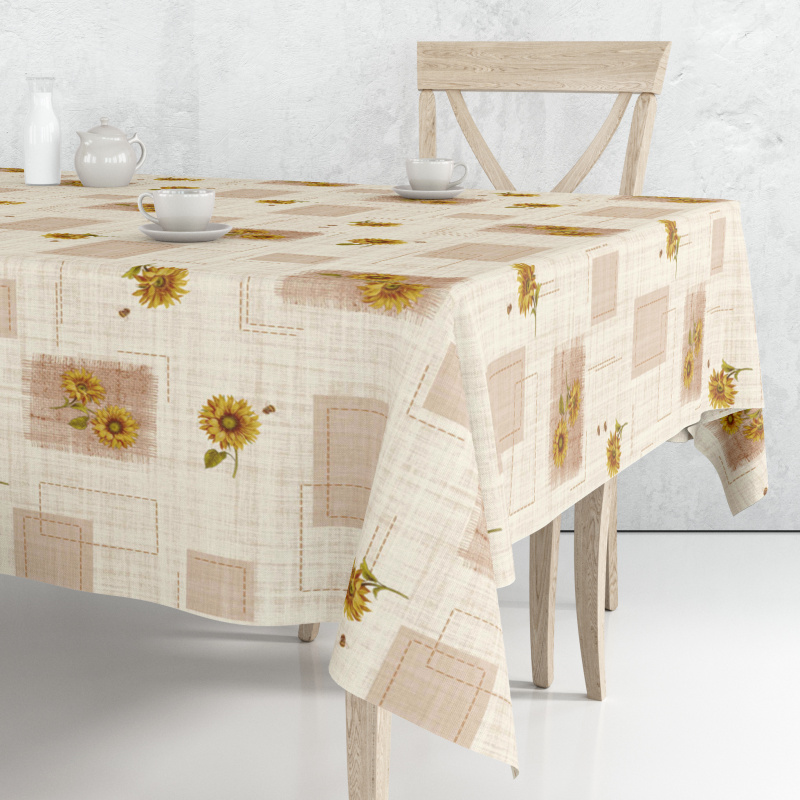 Ubrus PVC FL-1032 - Slunečnicová pohoda (různé velikosti)