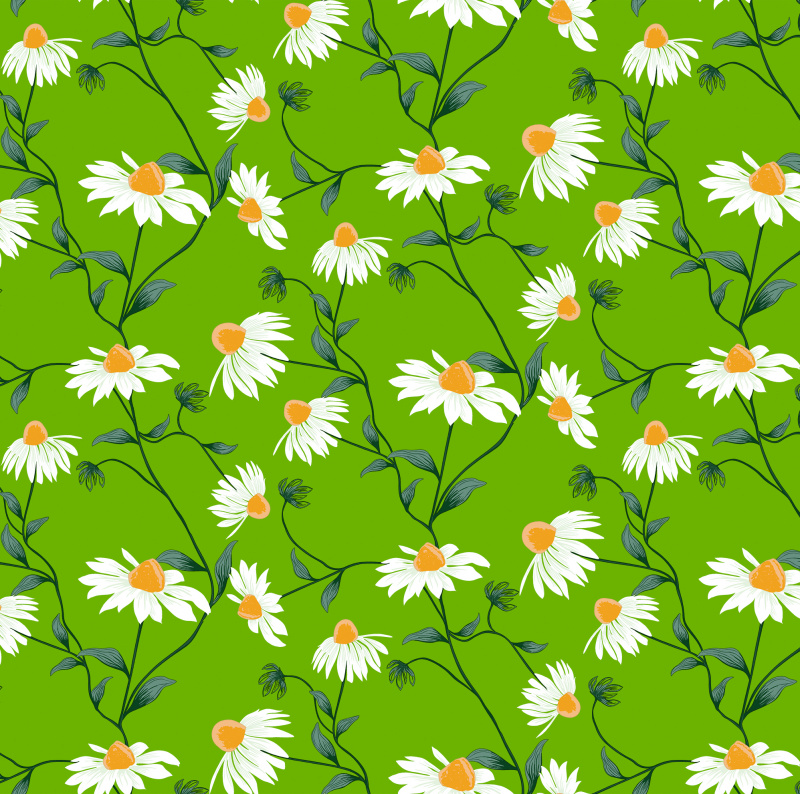 Ubrus PVC FL-1667 - Vůně heřmánku (různé velikosti)