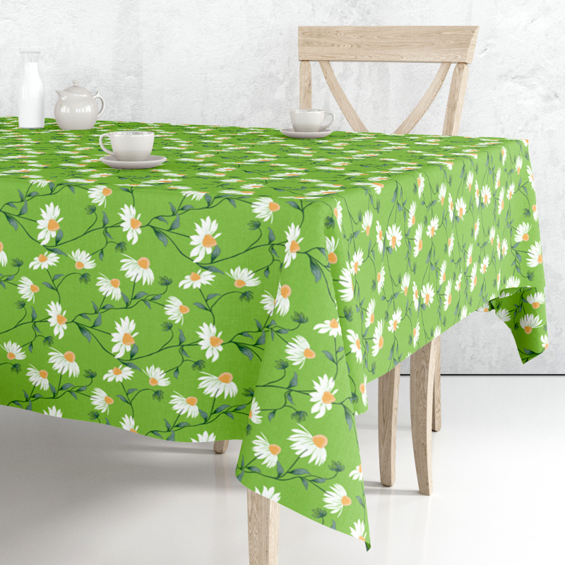 Ubrus PVC FL-1667 - Vůně heřmánku (různé velikosti)