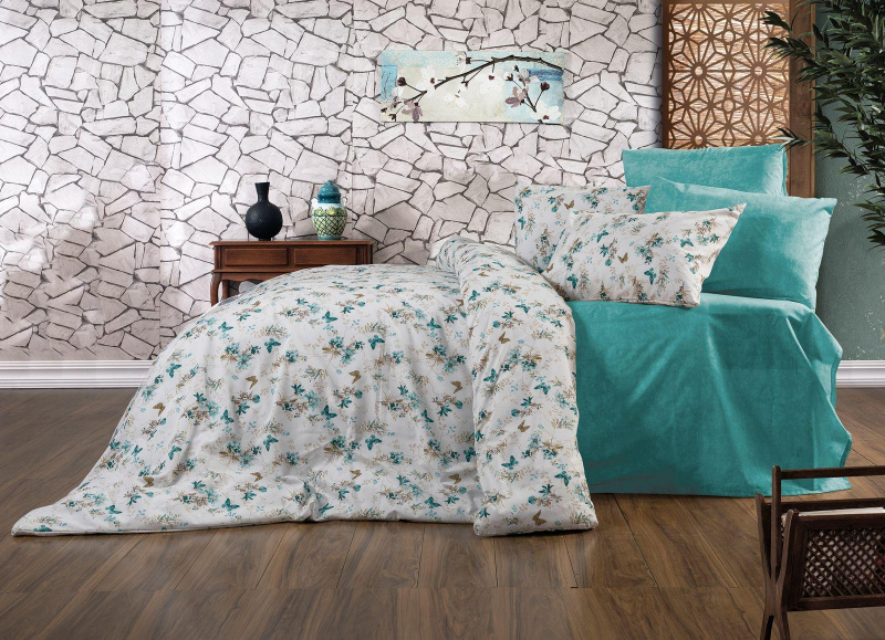 Ervi bavlněné povlečení - Tyrkysový Klid