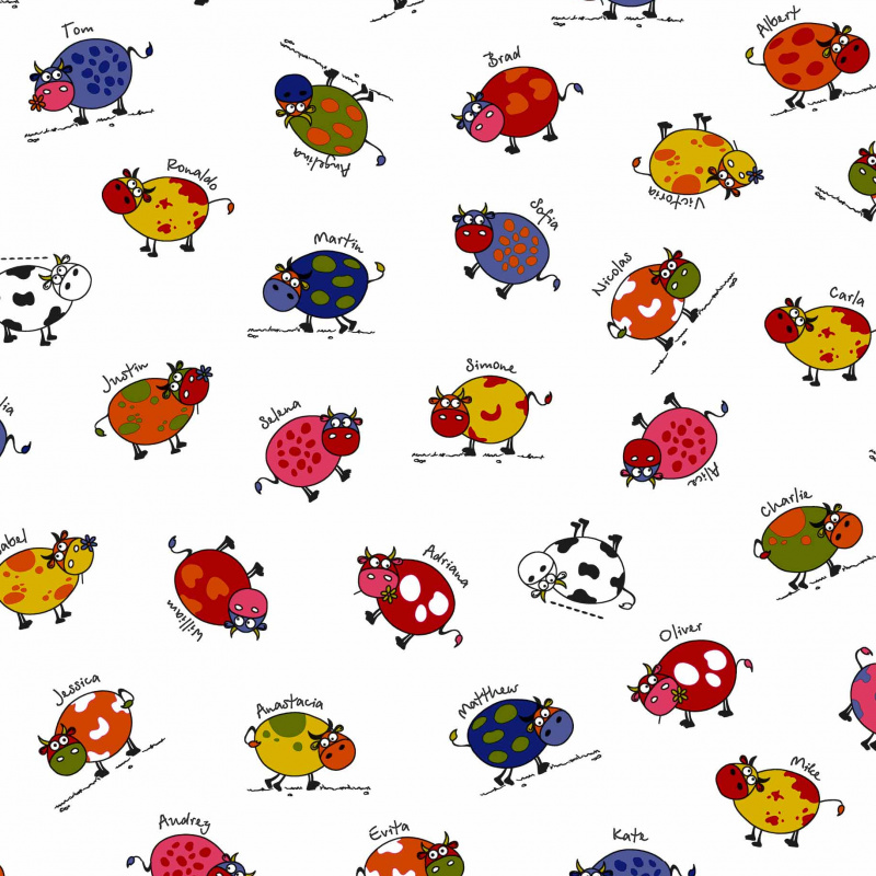 Ubrus PVC Mo-6064-Kravičky (různé velikosti)