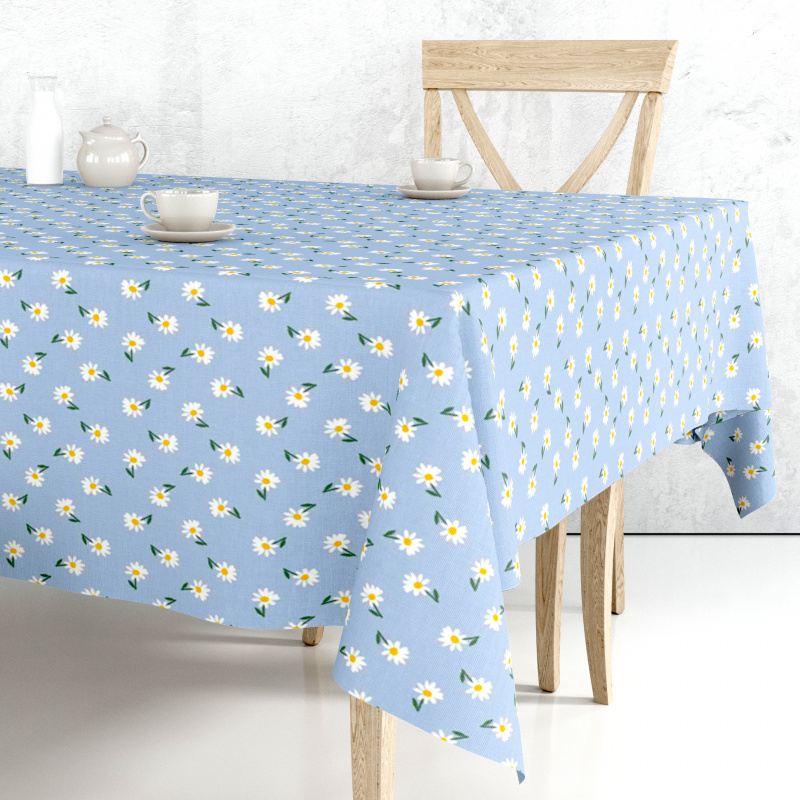 Ubrus PVC FL-1725 - Kopretinové pole (různé velikosti)