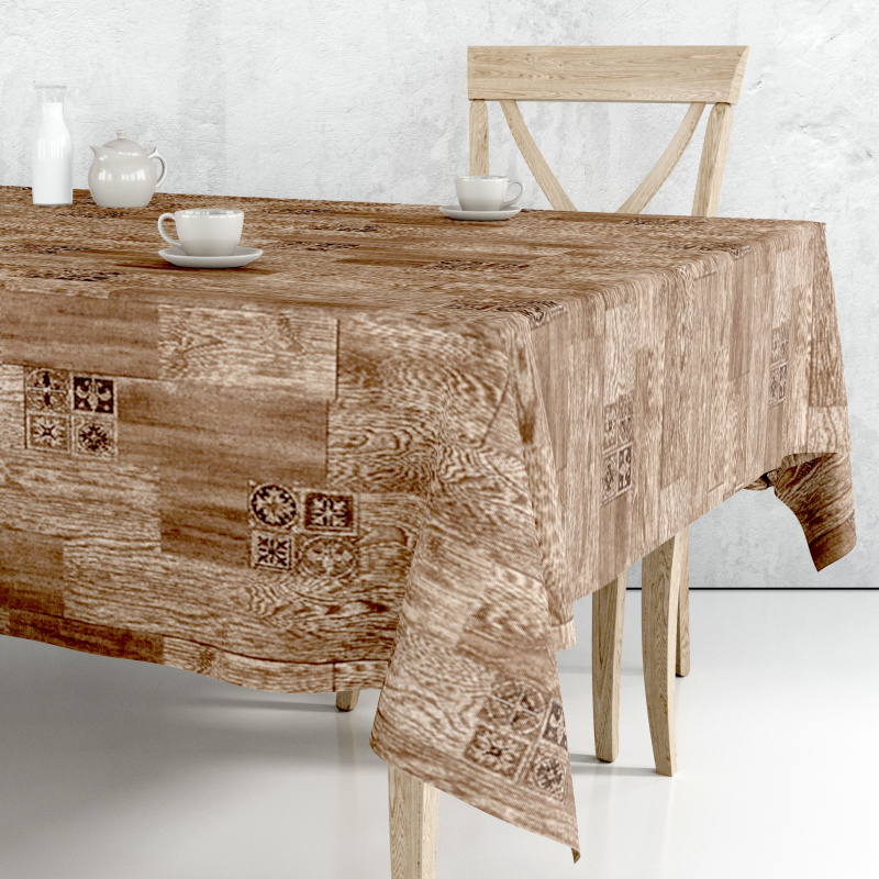 Ubrus PVC FL-1634 - Dřevodekor (různé velikosti)