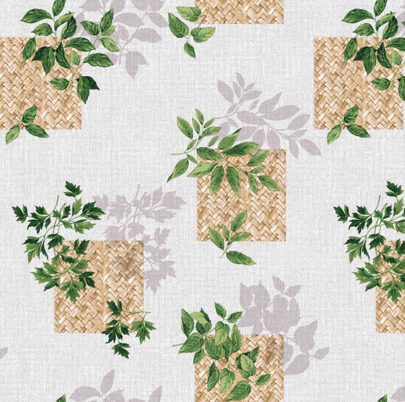 Ubrus PVC FL-1711 - Zahradní nálada (různé velikosti)