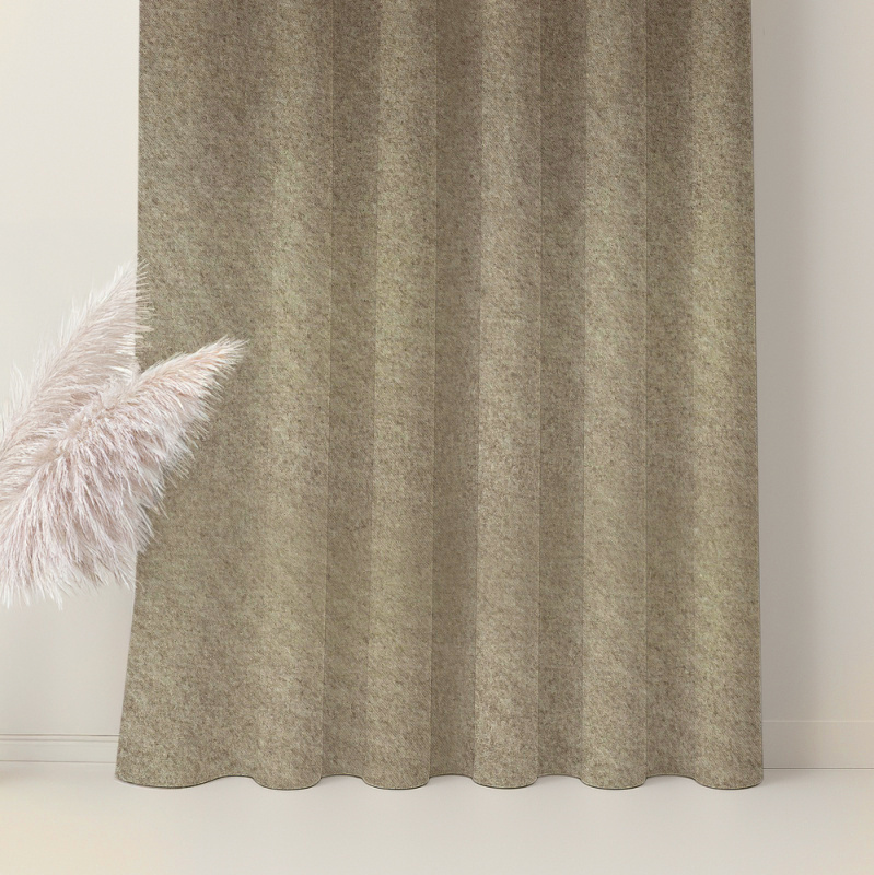 Ervi Blackout 100% zatemňovací-termo závěs MR 05 - béžovo-hnědý