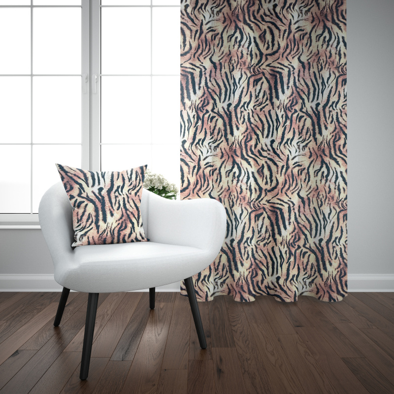 Ervi Saténový závěs DELUXE - Elegance Tygří