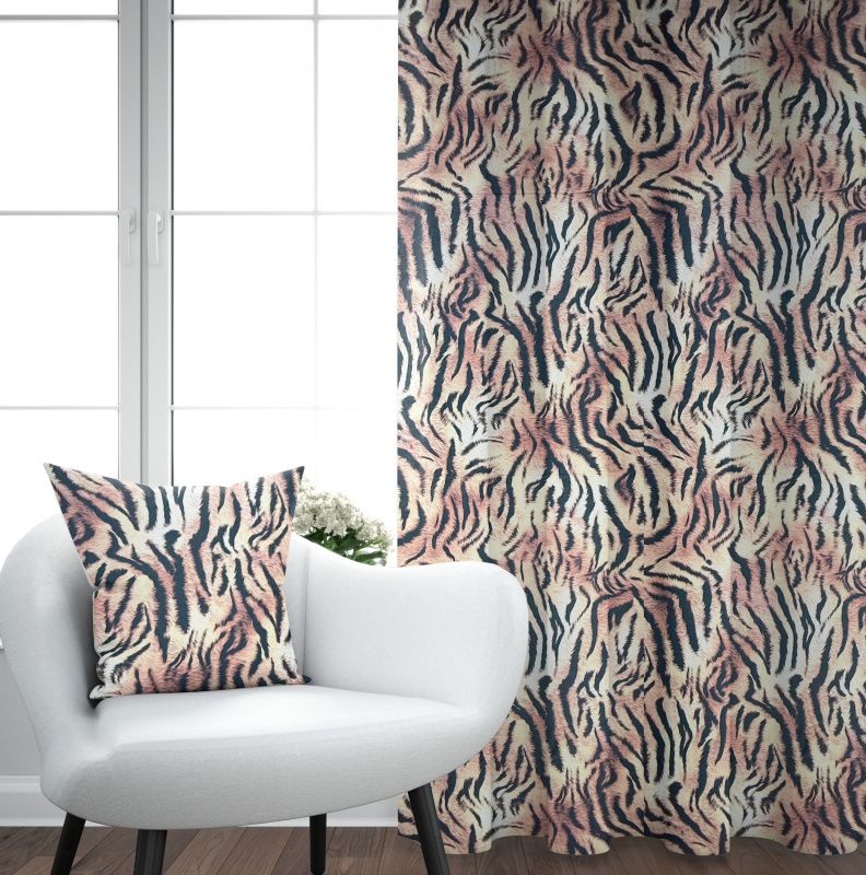 Ervi Saténový závěs DELUXE - Elegance Tygří