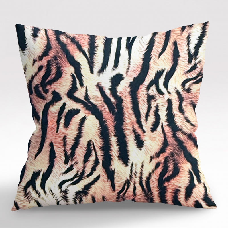 Ervi Saténový povlak na polštář DELUXE - Elegance Tygří