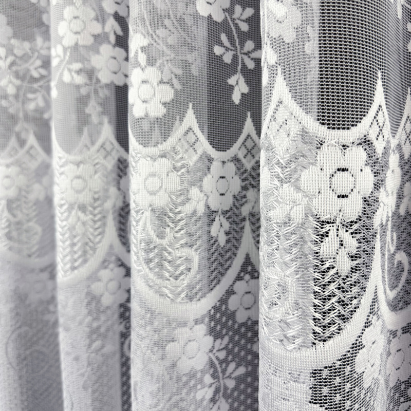 Ervi žakárová záclona bílá 7169 new, metráž