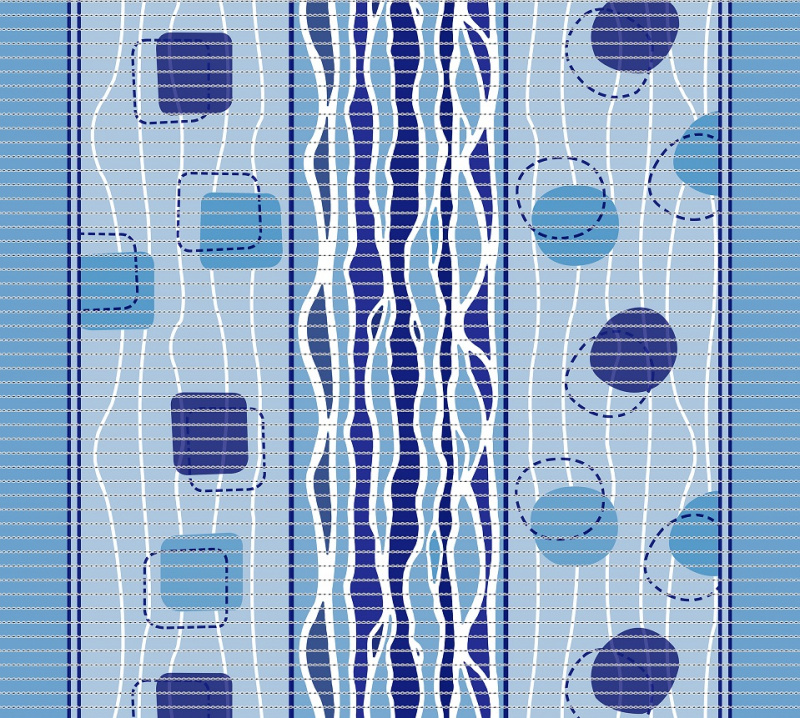 Role AquaNova koupelnová PVC předložka AQN-546A 65cm x 15m