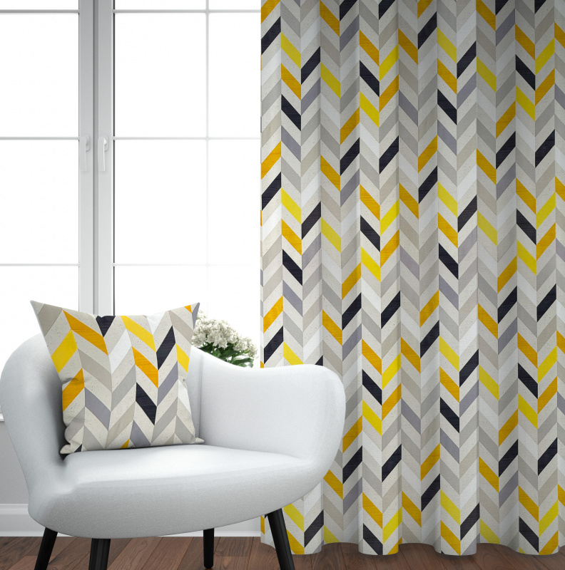 Ervi Bavlněný závěs - Rytmus