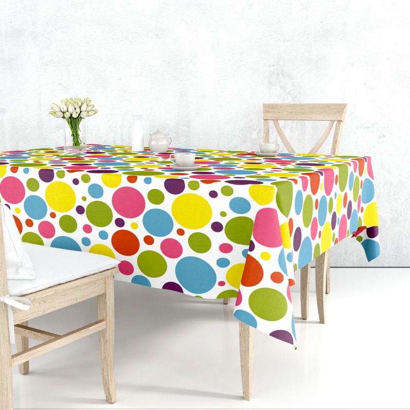 Ubrus PVC Mo-6021-Kruhy (různé velikosti)