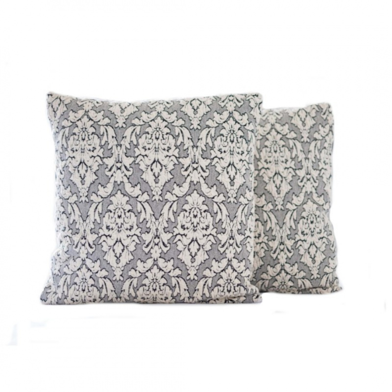 Sada povlaků na polštář 40x40 Baroko-šedý, 2ks