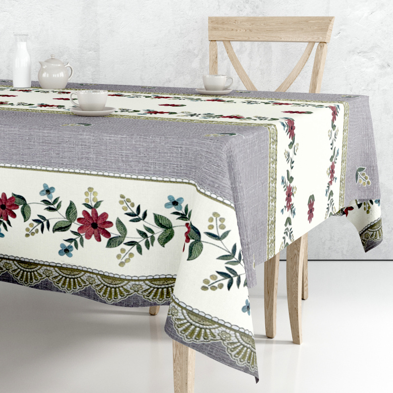 Ubrus PVC DC-1080 – Květinová elegance (různé velikosti)