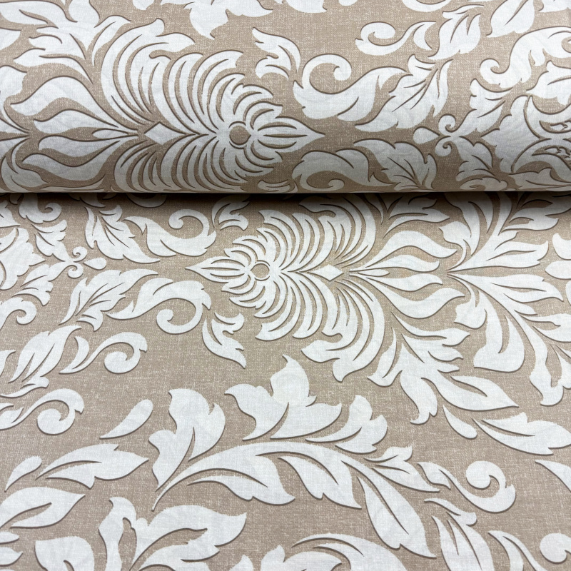 Ervi Bavlněná látka/plátno š.240cm - Královský ornament - 4846-12, metráž