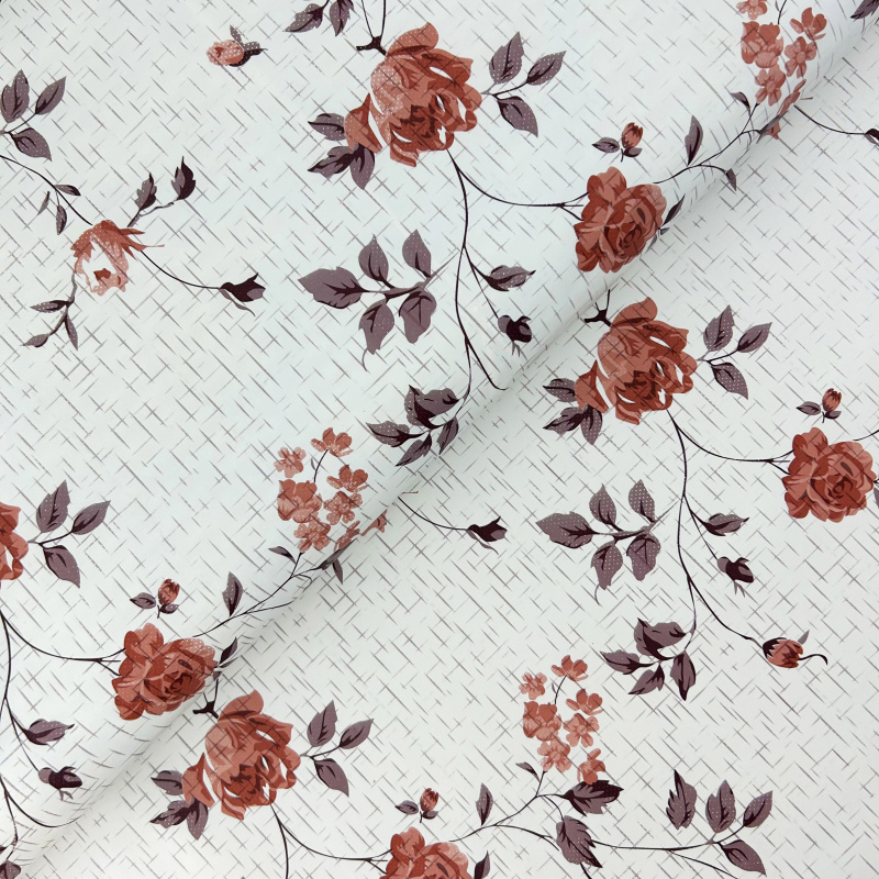 Ubrus PVC kulatý DC-6980B - Něžné květy (různé velikosti)