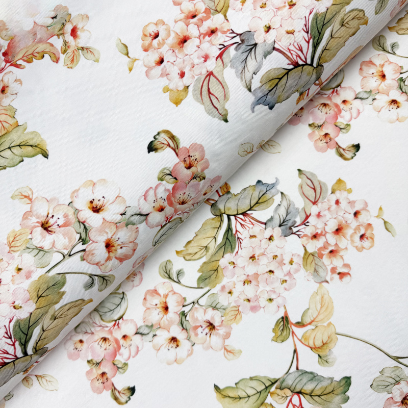 Ervi Teflonová látka/plátno Royal Lux š.180 cm - Sladká zahrada, metráž