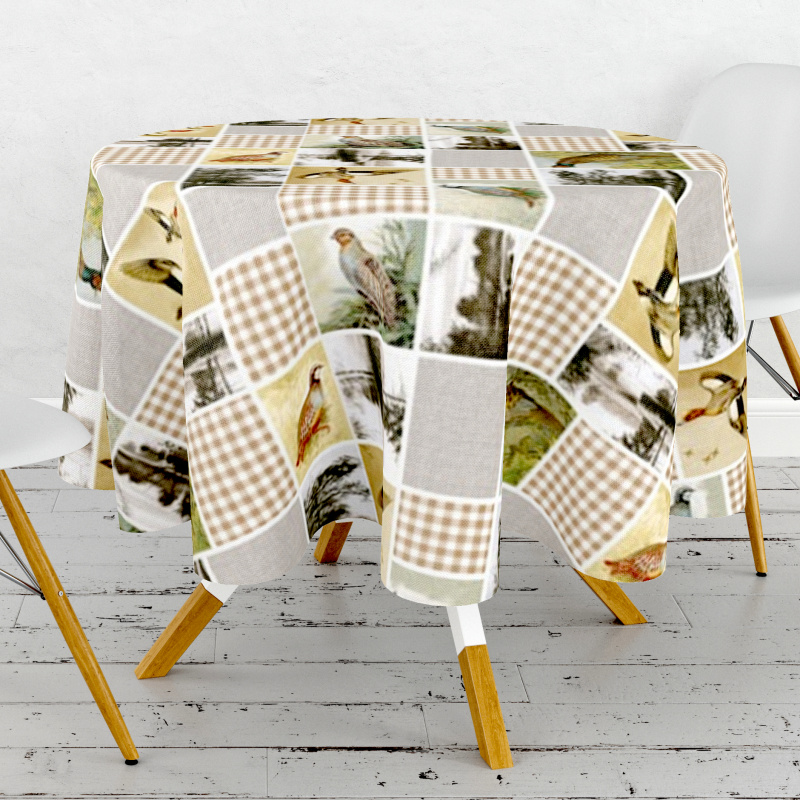 Ubrus PVC kulatý FL-1772-01 - Příběhy perutí (různé velikosti)