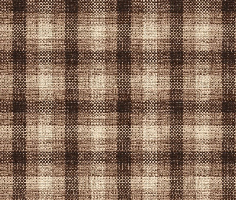 Ubrus PVC kulatý M-003 – Hnědé káro (různé velikosti)