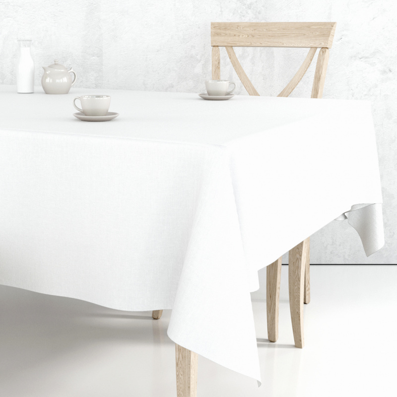 Ubrus PVC FL-1100 – Bílý hladký (různé velikosti)