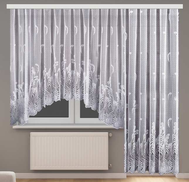 Ervi Balkonový komplet záclon - Ella - 4648