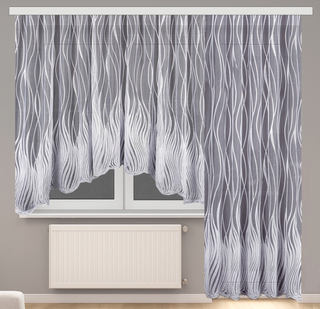 Ervi Balkonový komplet záclon - Amanda - 7505