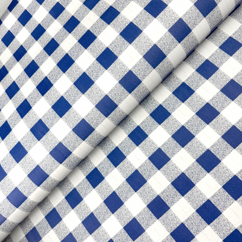 Ubrus PVC DC-1085 – Venkovská kostka modrá (různé velikosti)