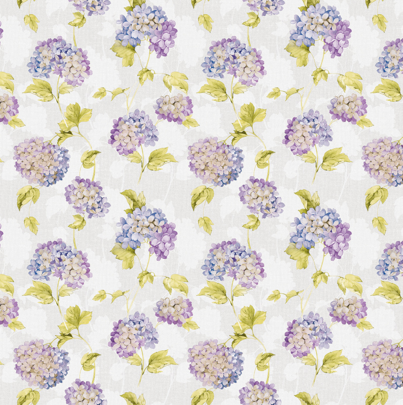 Ubrus PVC kulatý FL-1767-01 - Něžné hortenzie(různé velikosti)