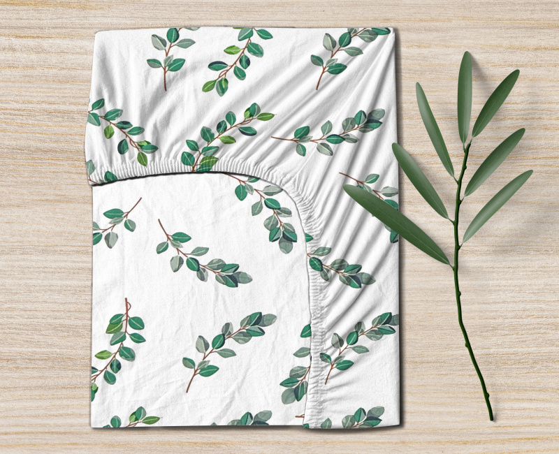 Ervi Bavlněné napínací prostěradlo - Zahradní pohoda