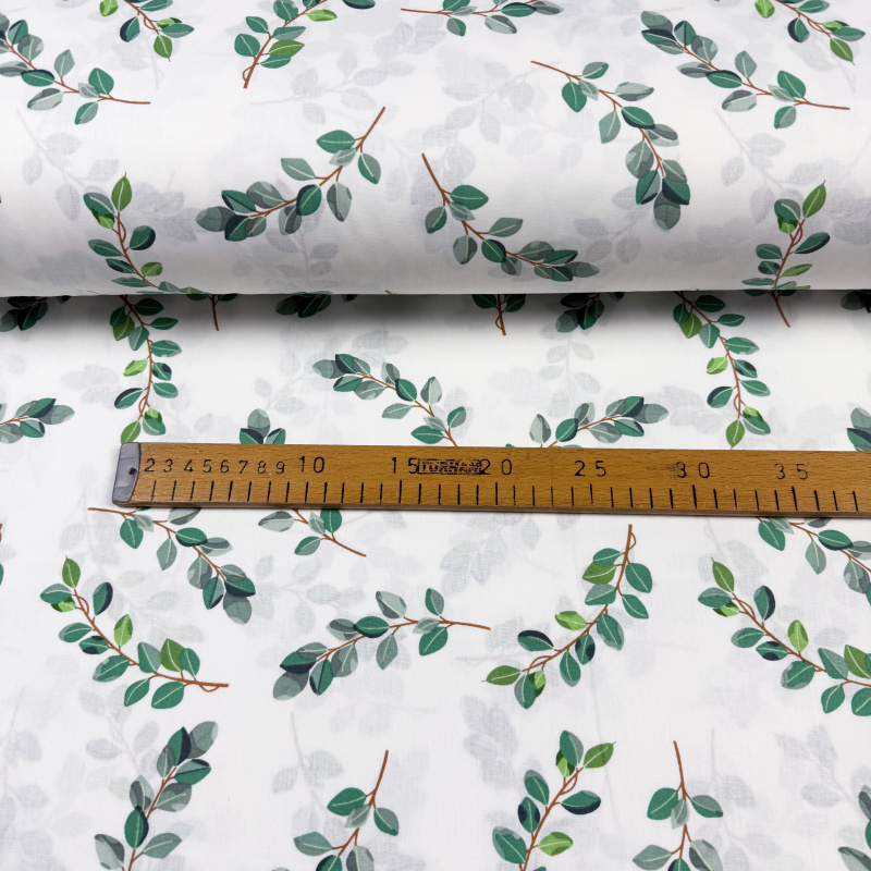 Ervi Bavlněné povlečení oboustranné - Eukalyptový dotek 2