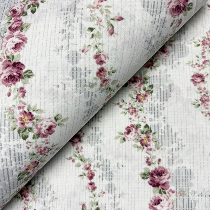 Ervi Bavlněná látka/plátno š.240cm - Květinová stezka - 117904-12, metráž