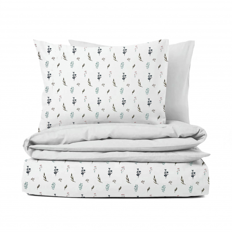 Ervi Bavlněné povlečení oboustranné - Louka snů 2/bílé