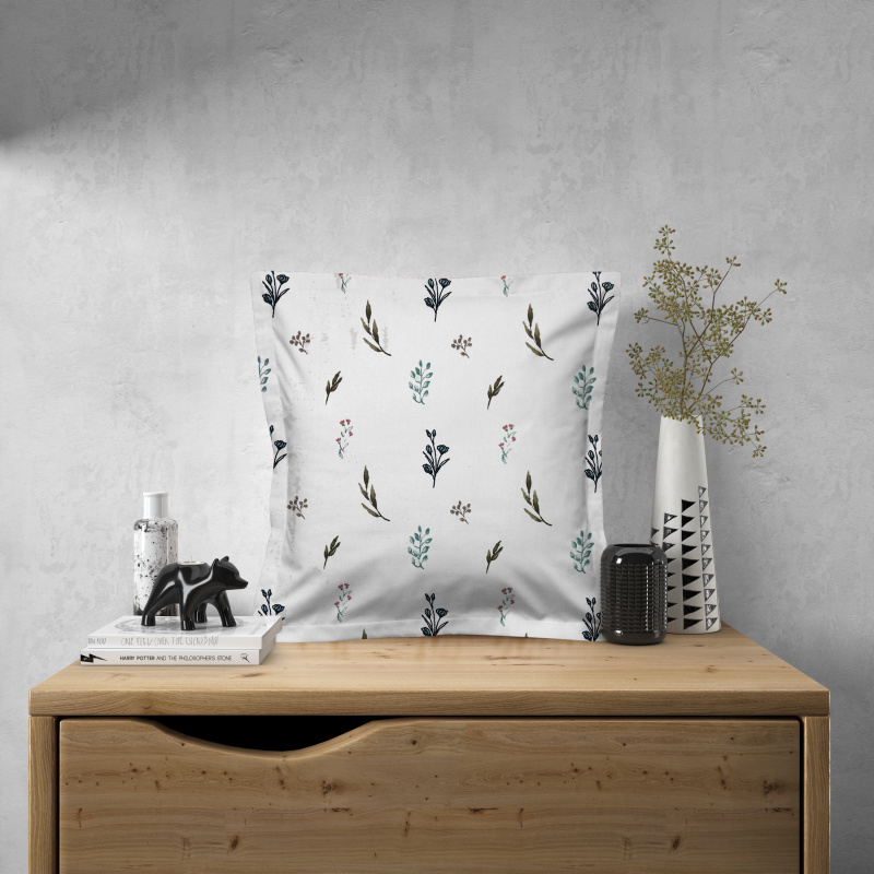 Ervi povlak na polštář bavlněný s lemem - Louka snů 2