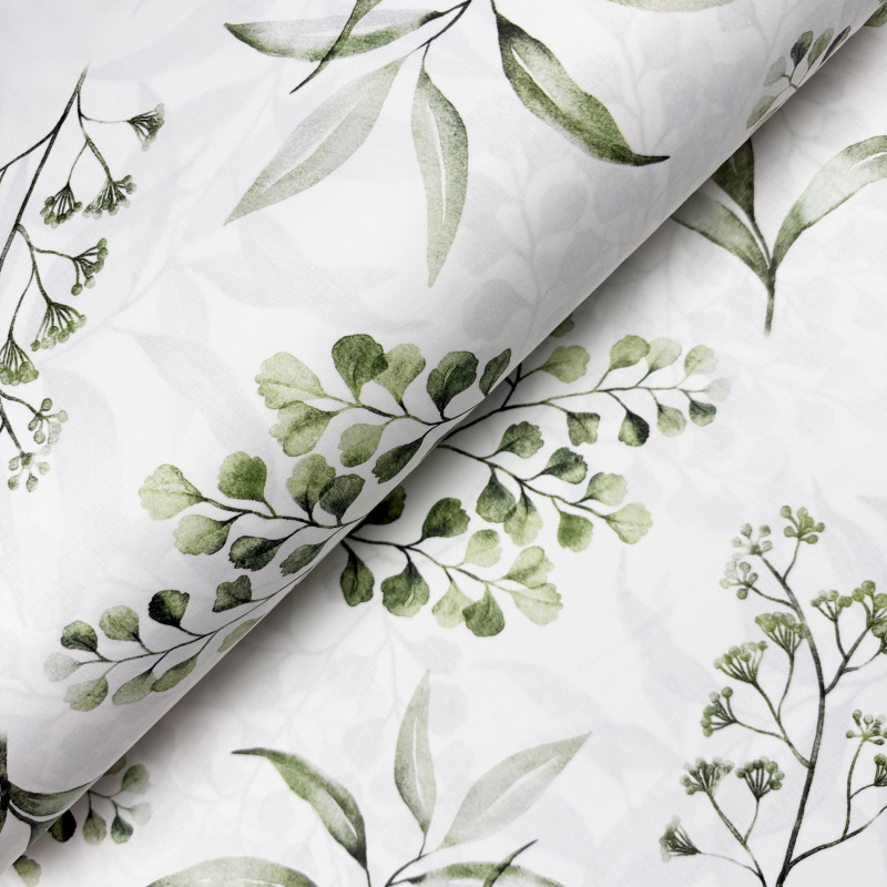 Ervi Bavlněná látka/plátno š.240cm - Zelená harmonie - 22498, metráž