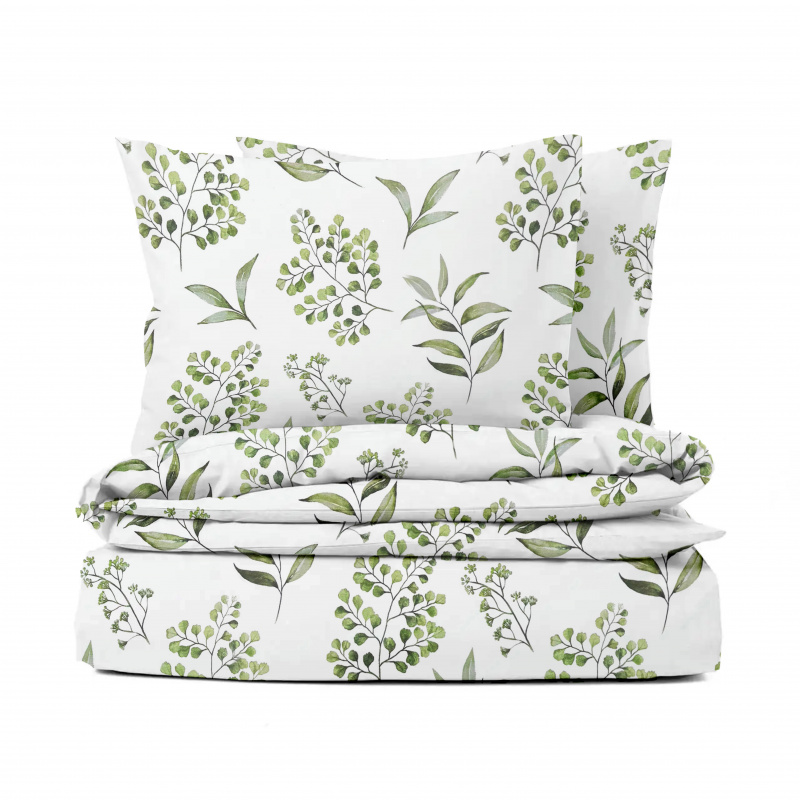 Ervi Bavlněné povlečení - Zelená harmonie