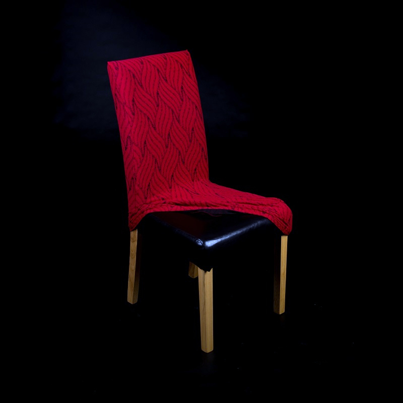 Napínací potah na židli s opěradlem Madrid - bordo