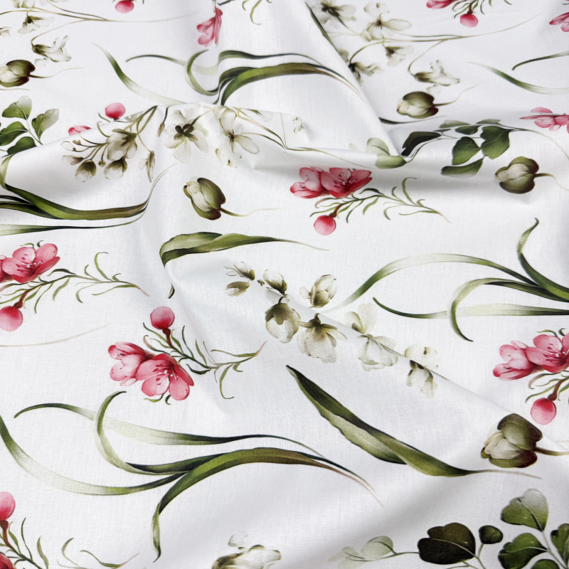 Ervi Bavlněné povlečení oboustranné - Zelená harmonie