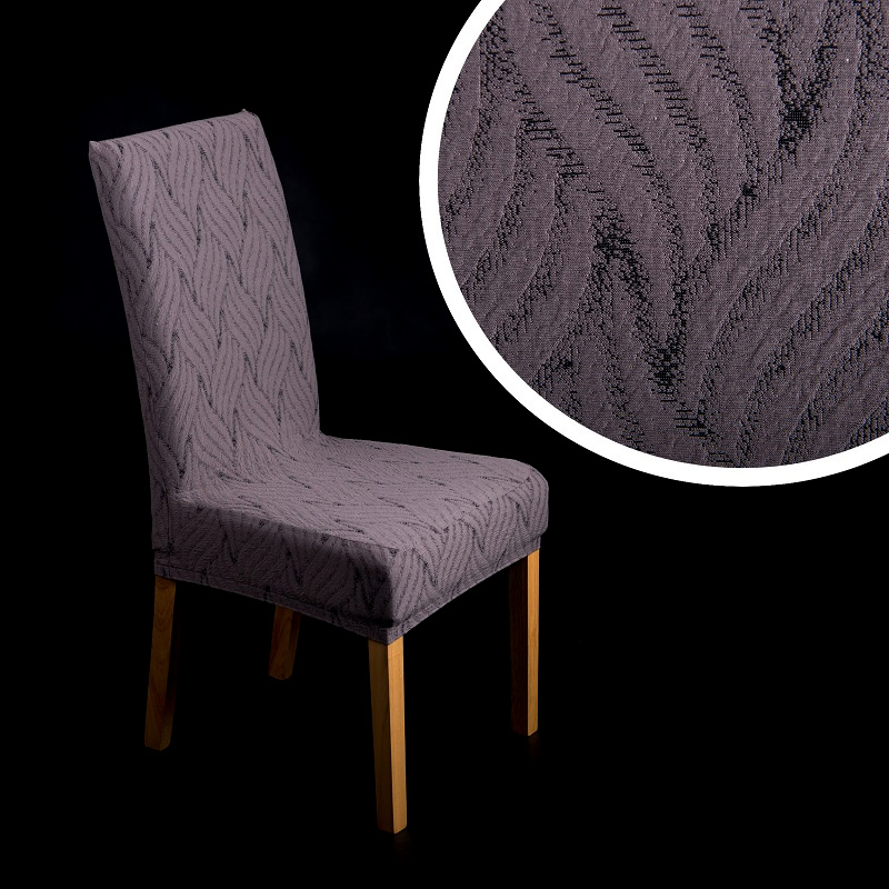 Napínací potah na židli s opěradlem Madrid - antracit