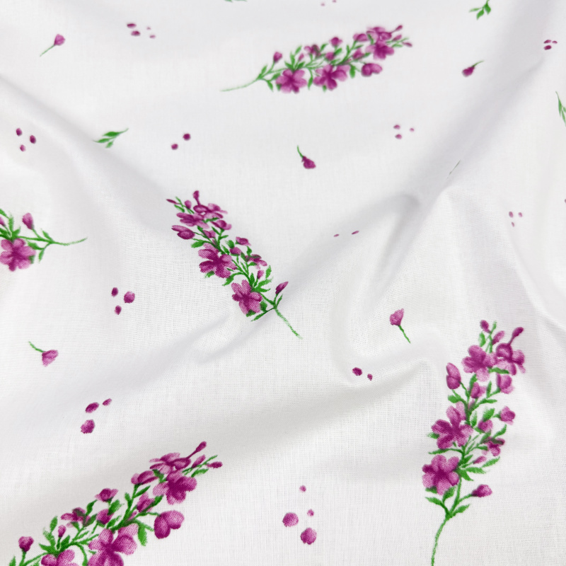 Ervi Bavlněné povlečení oboustranné - Modrý květ jara