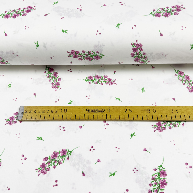 Ervi Bavlněné povlečení oboustranné - Modrý květ jara