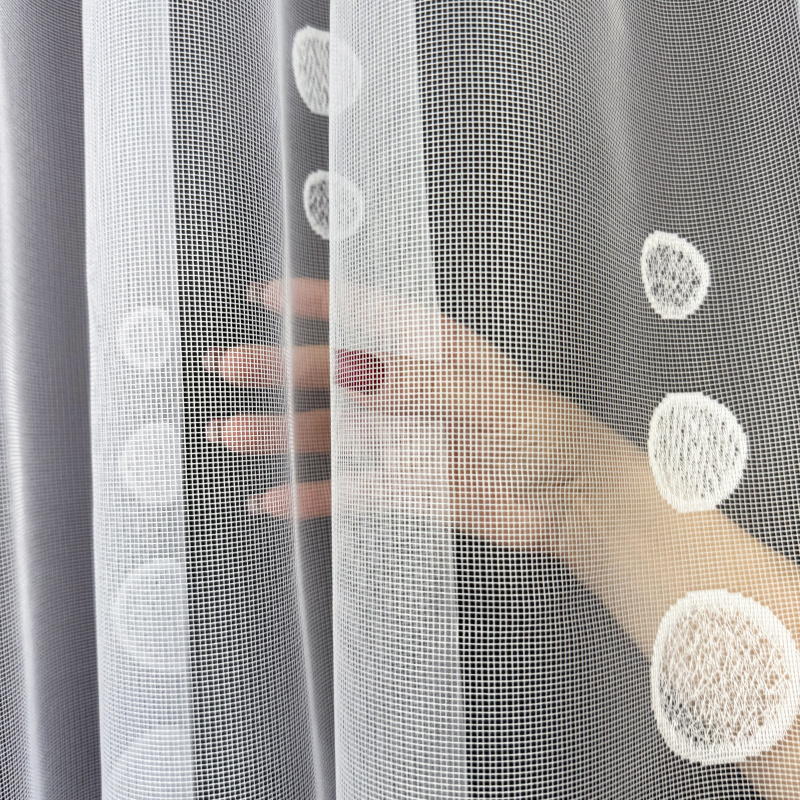 Ervi oblouková hotova záclona s řasící páskou - 15260