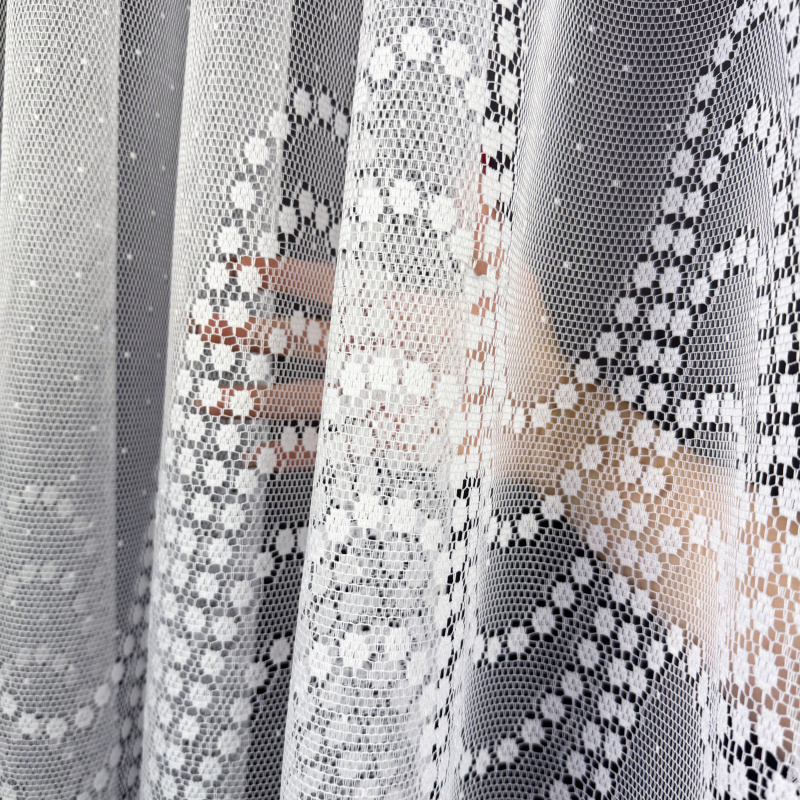 Ervi oblouková hotova záclona s řasící páskou - 4314