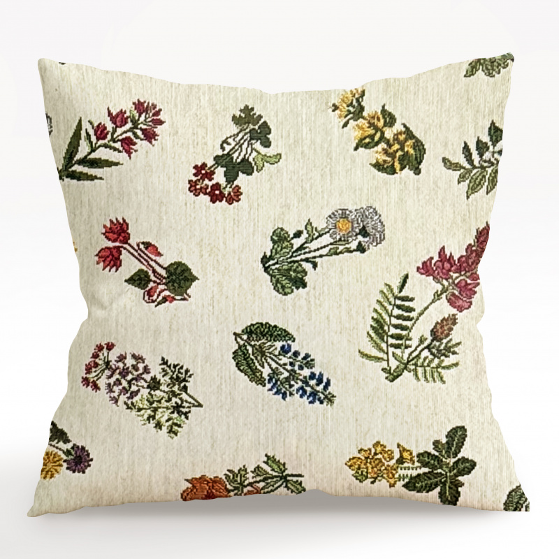 Ervi povlak na polštář Gobelínový - Bylinková louka
